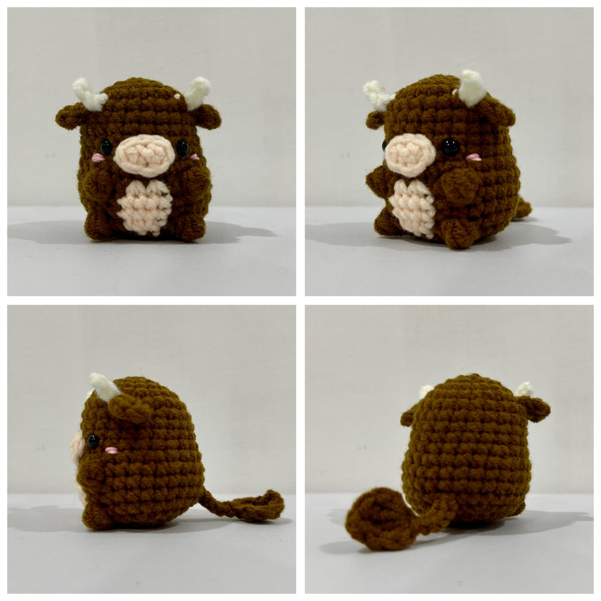 Ah-goo the Ox [mini amigurumi]