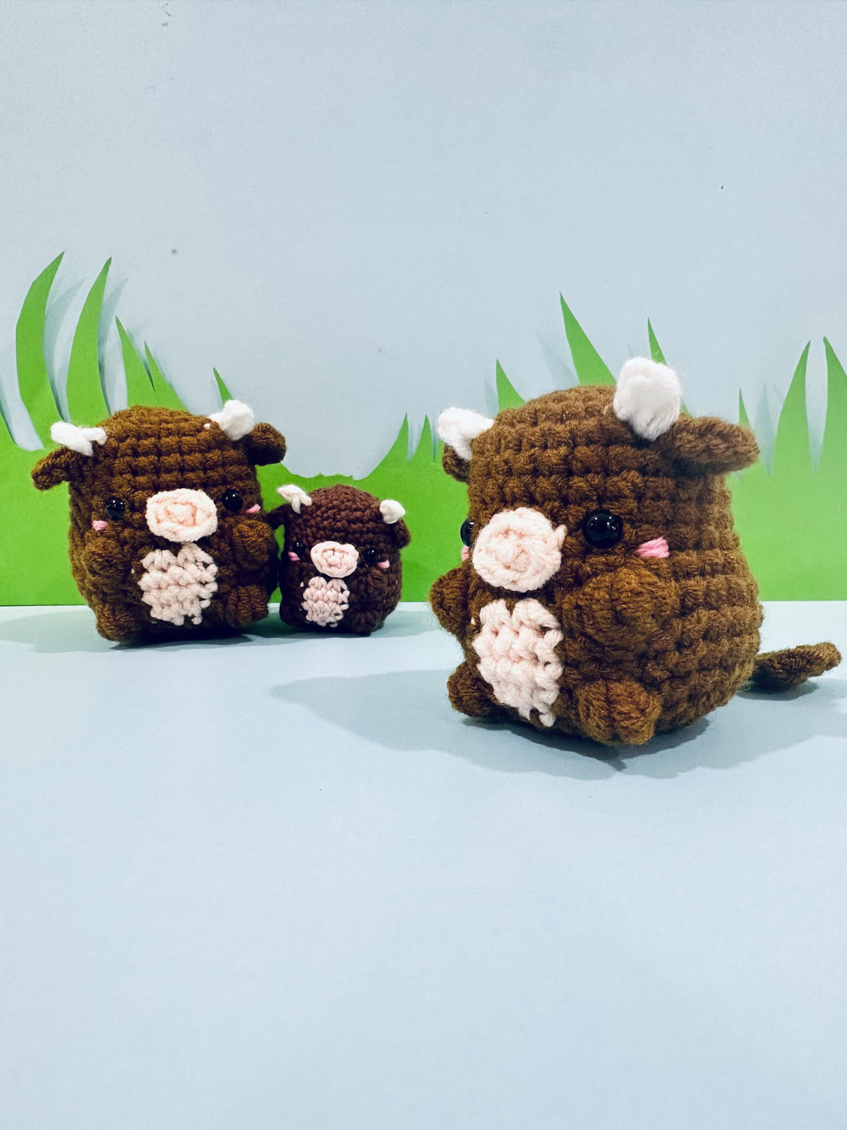 Ah-goo the Ox [mini amigurumi]