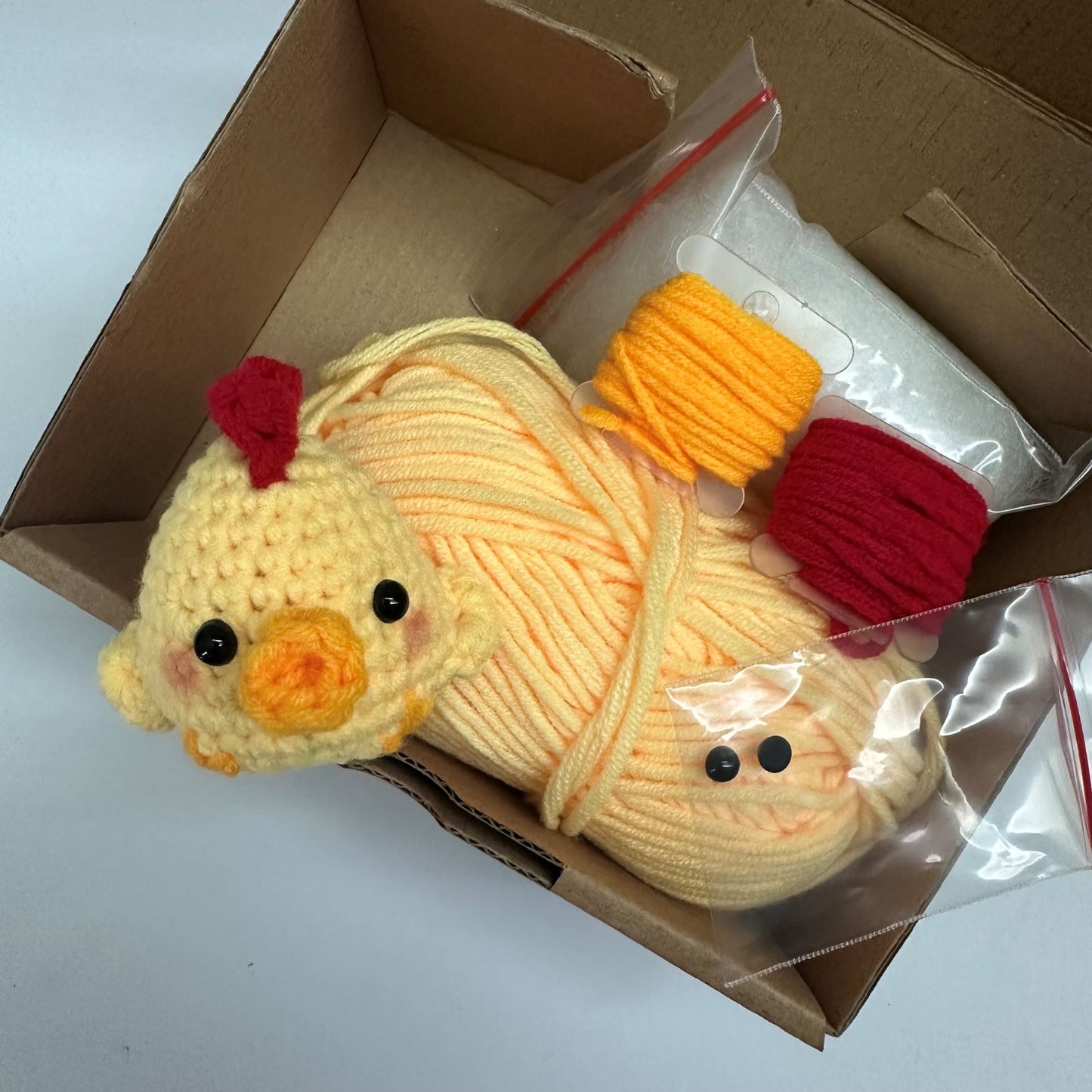 DIY Crochet Kit for Ah-yum the Chick