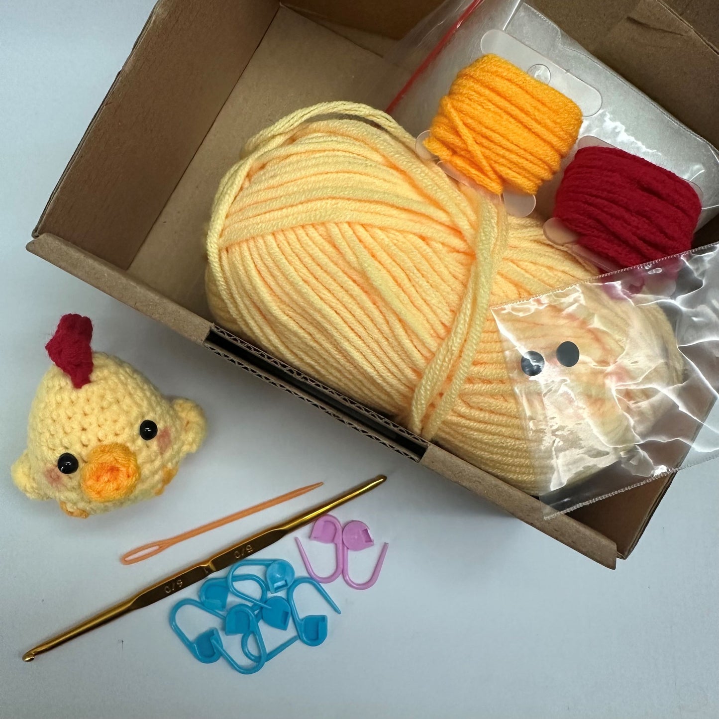 DIY Crochet Kit for Ah-yum the Chick