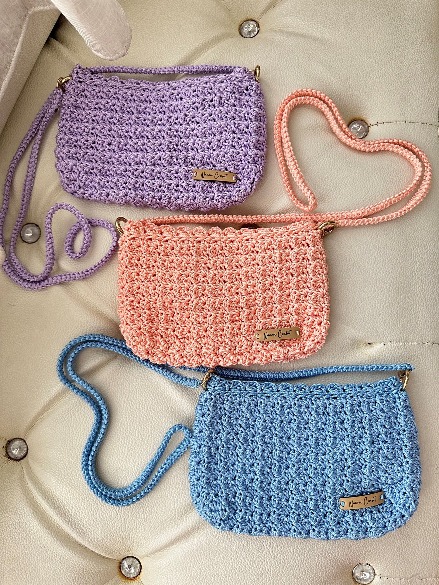 [PDF pattern] Ombak Mini Sling Bag