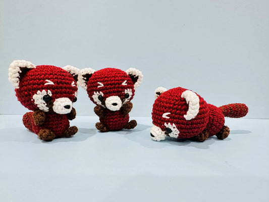 Red Panda amigurumi pattern