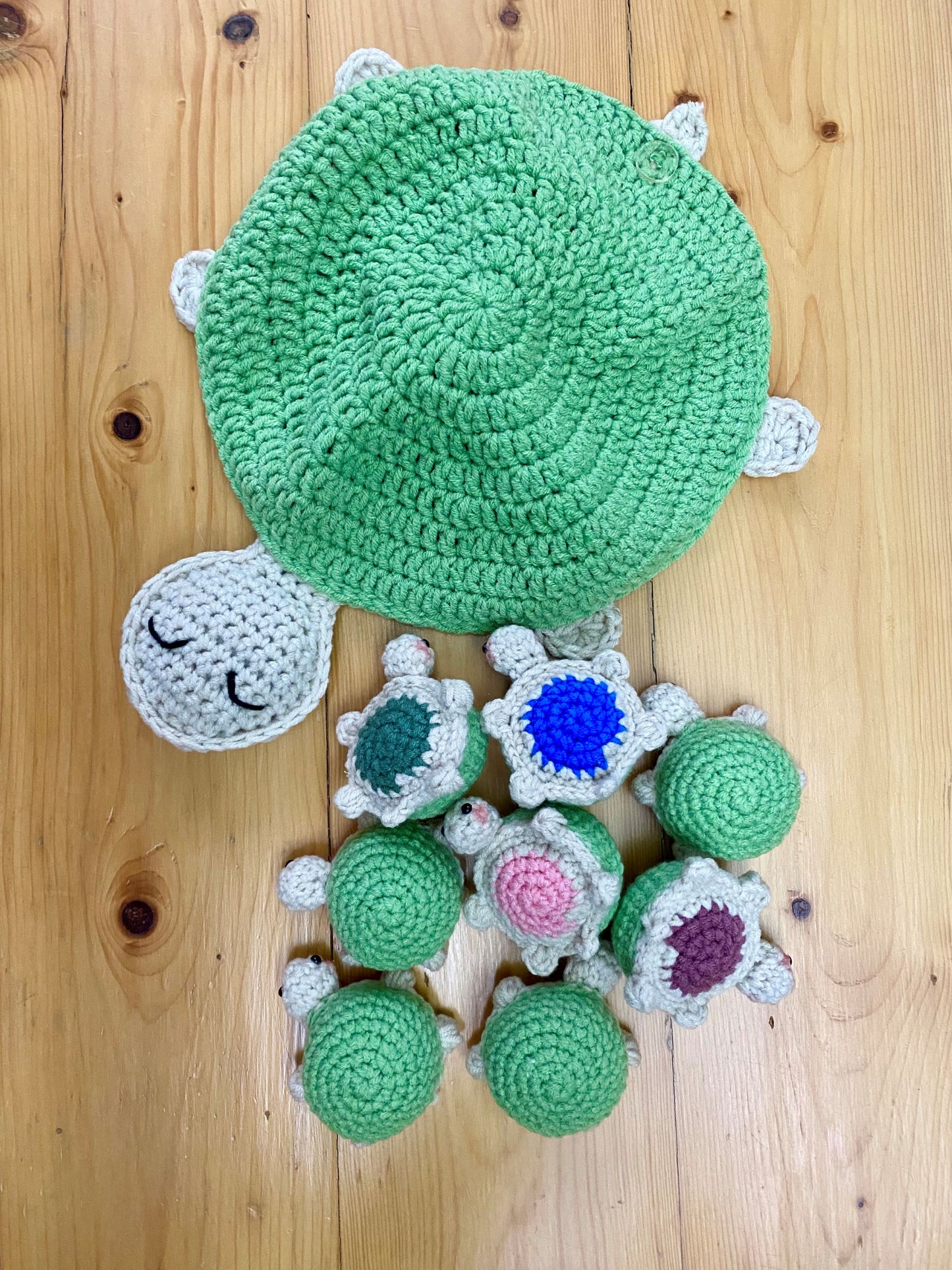 Turtle Memory Game Toys PDF Pattern [mini amigurumi]