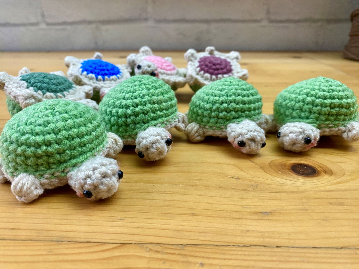 Turtle Memory Game Toys PDF Pattern [mini amigurumi]