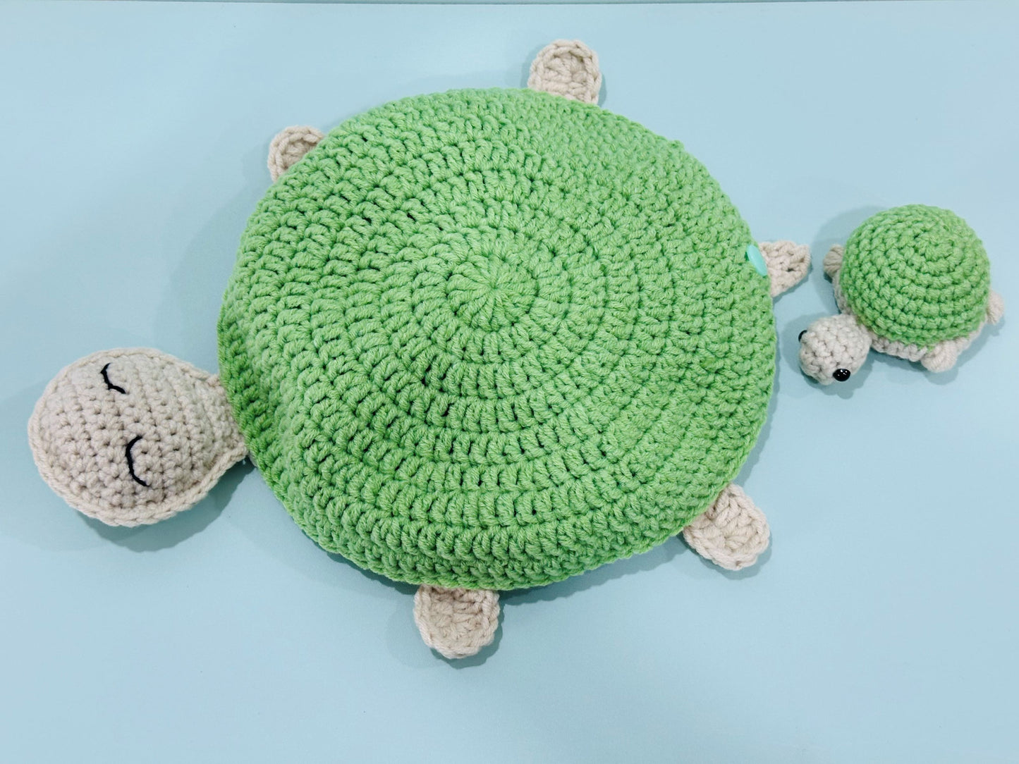 Turtle Memory Game Toys PDF Pattern [mini amigurumi]