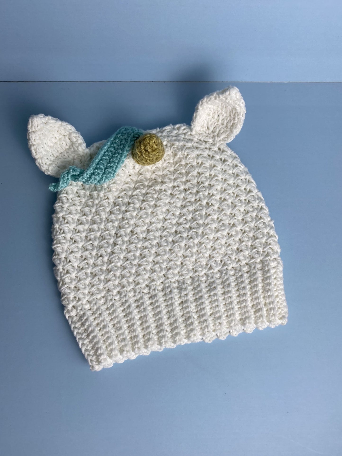 Unicorn Beanie crochet pattern (baby~toddler~child)