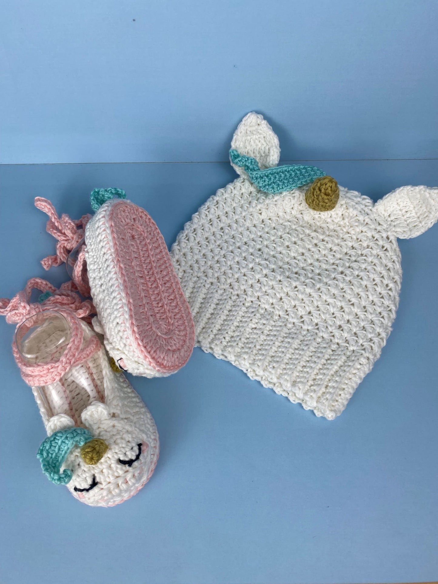 Unicorn Beanie crochet pattern (baby~toddler~child)